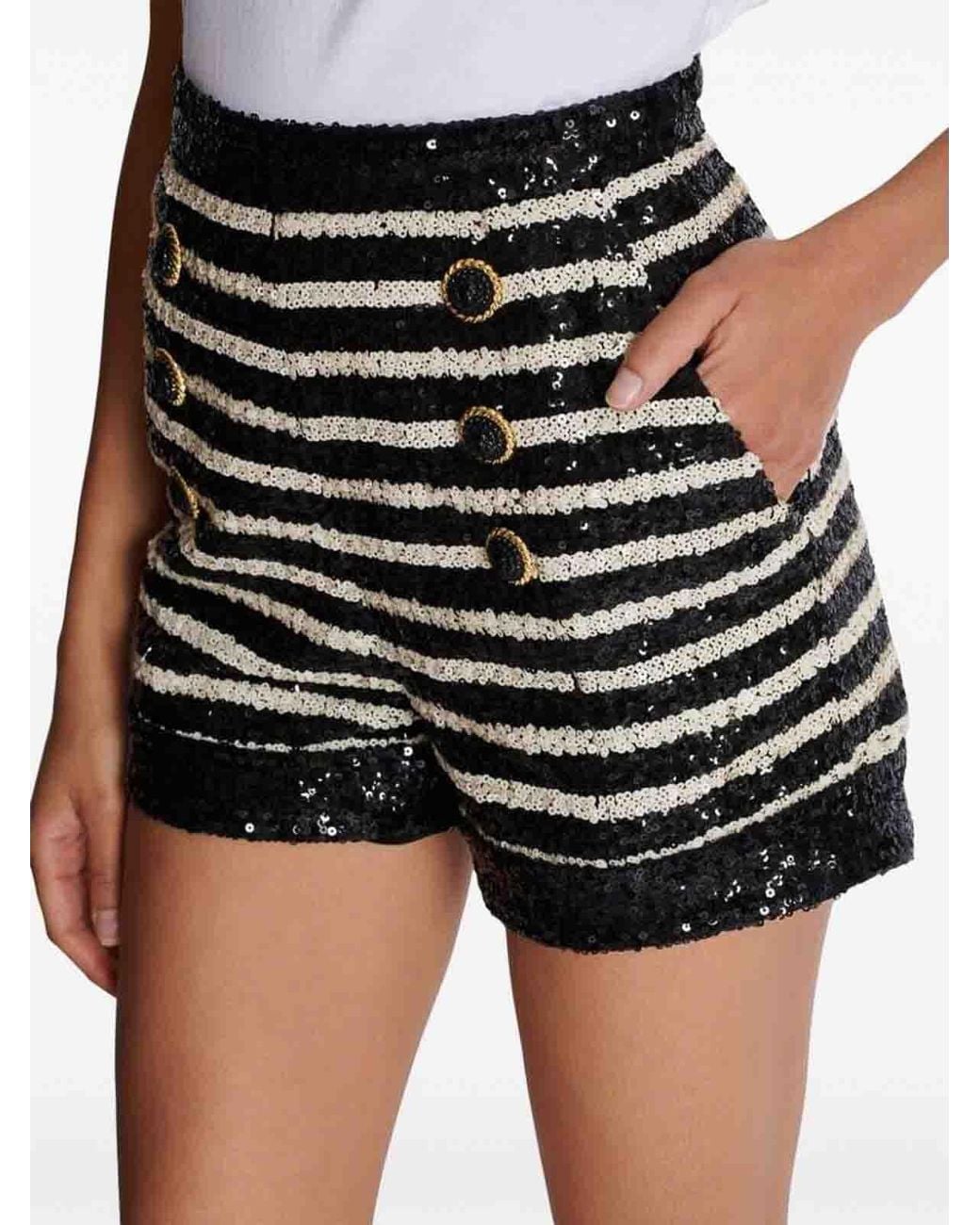 Balmain Black Shorts