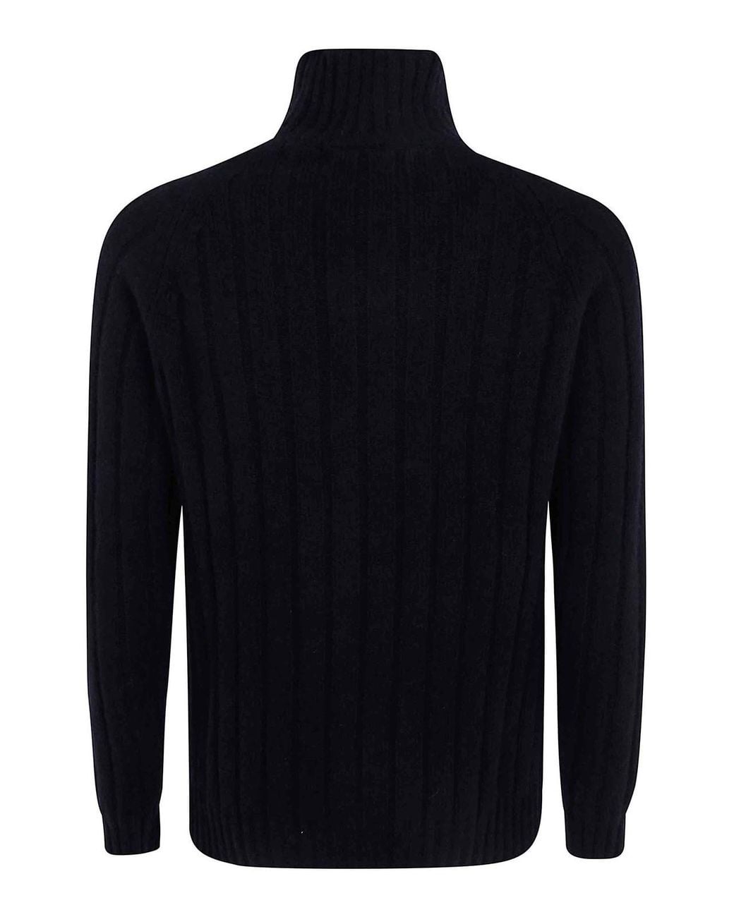 Nuur Blue Long Sleeves Turtle Neck Sweater for men