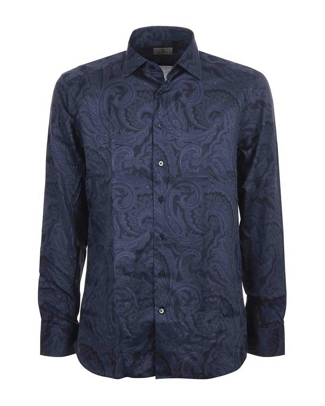 Etro Blue Cotton Shirt for men