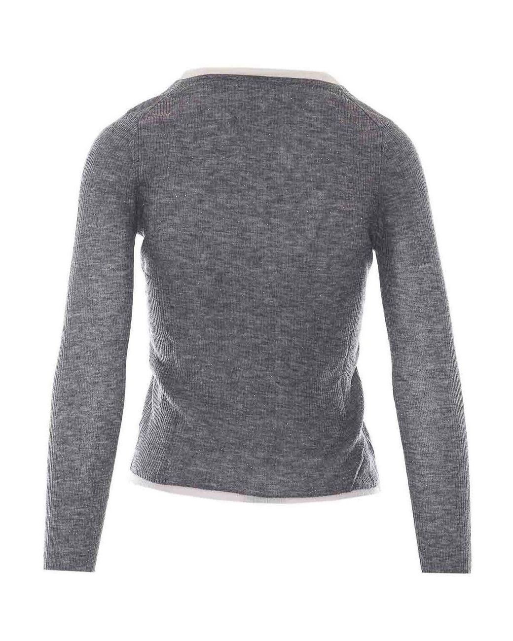 ELEH Blue Long Sleeves Top