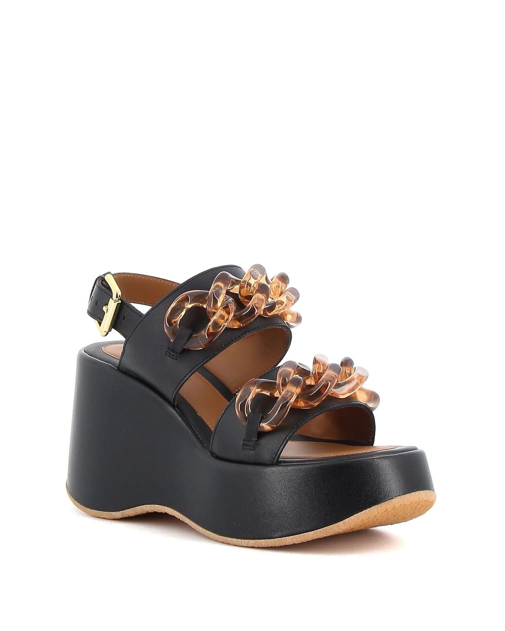 See By Chloé Black Mahe Sandals