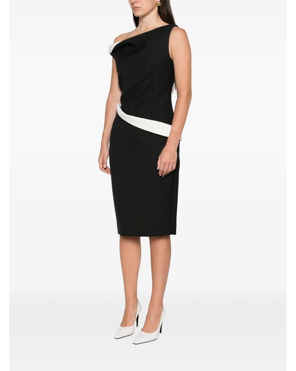 Rohe Black Dress Two Tone