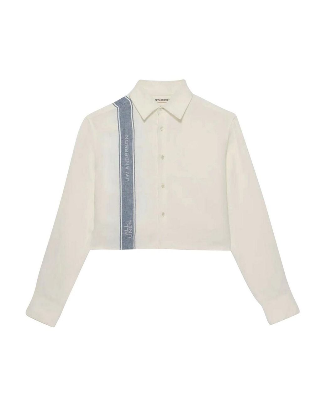 J.W. Anderson White Linen Shirt
