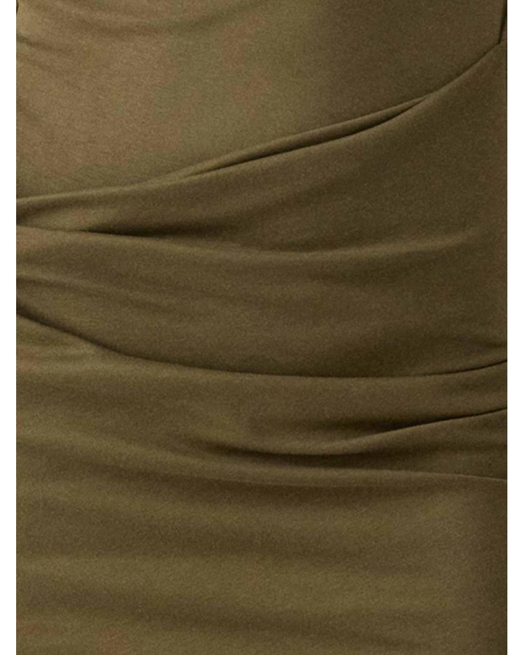 Jacquemus Green The Mini Robe Drapeado