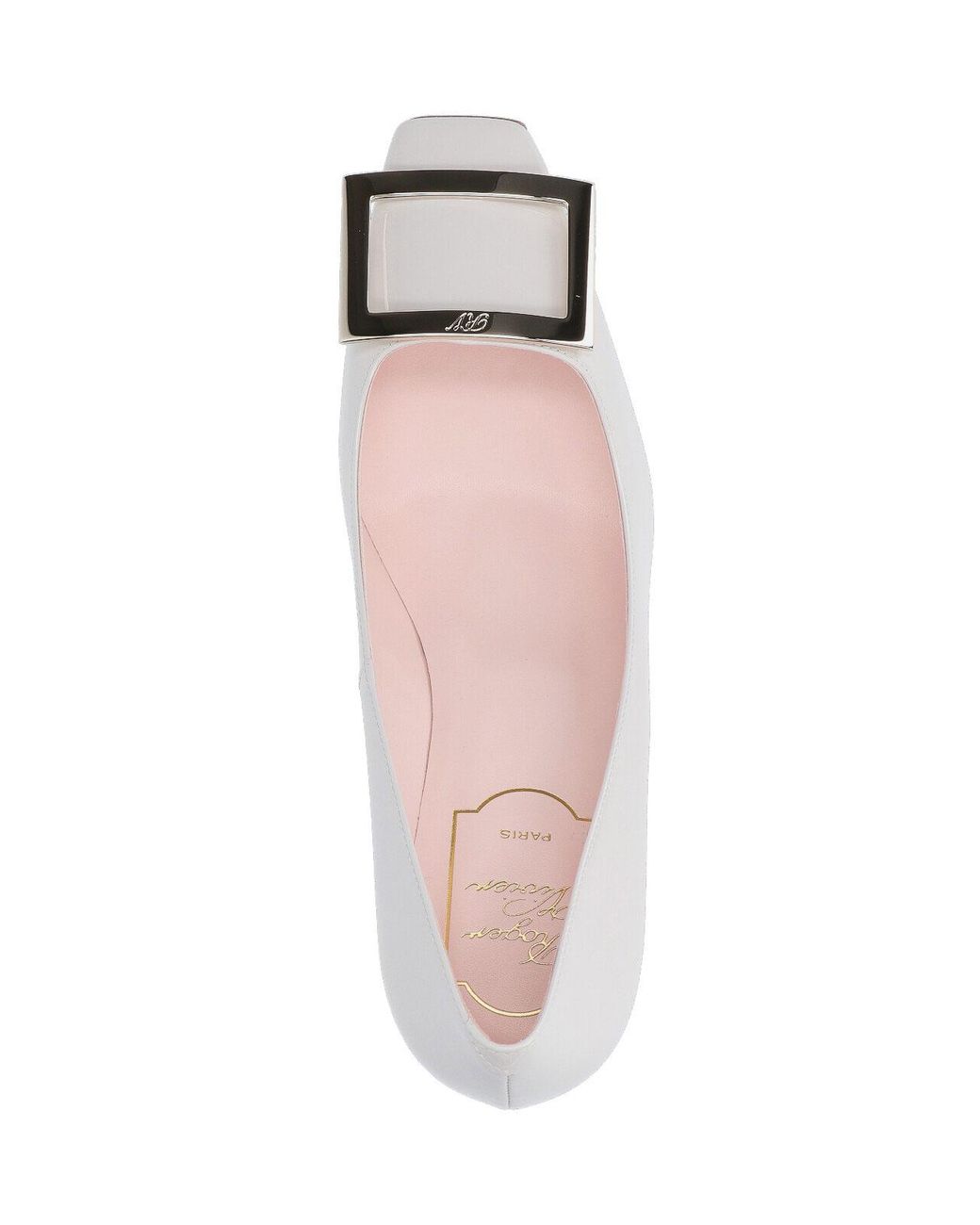 Roger Vivier White Dcollet