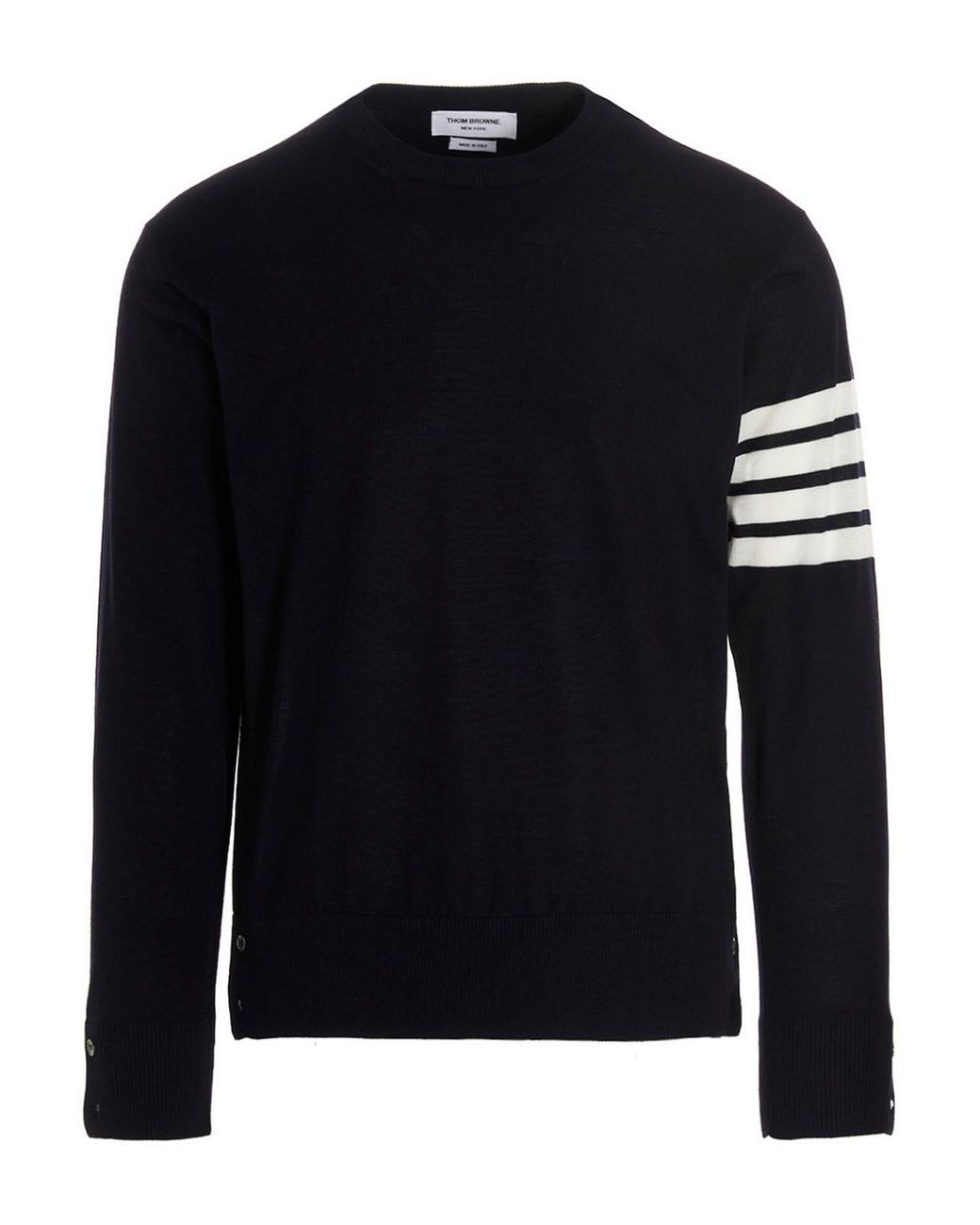 Thom Browne Blue 4 Bar Sweater for men