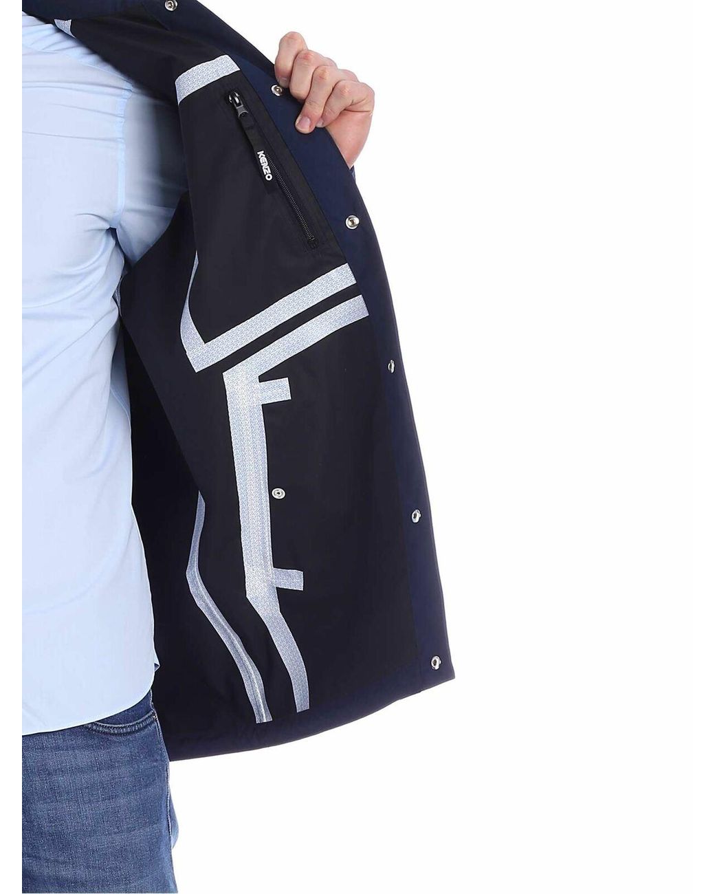 KENZO Blue Paris Jacket for men