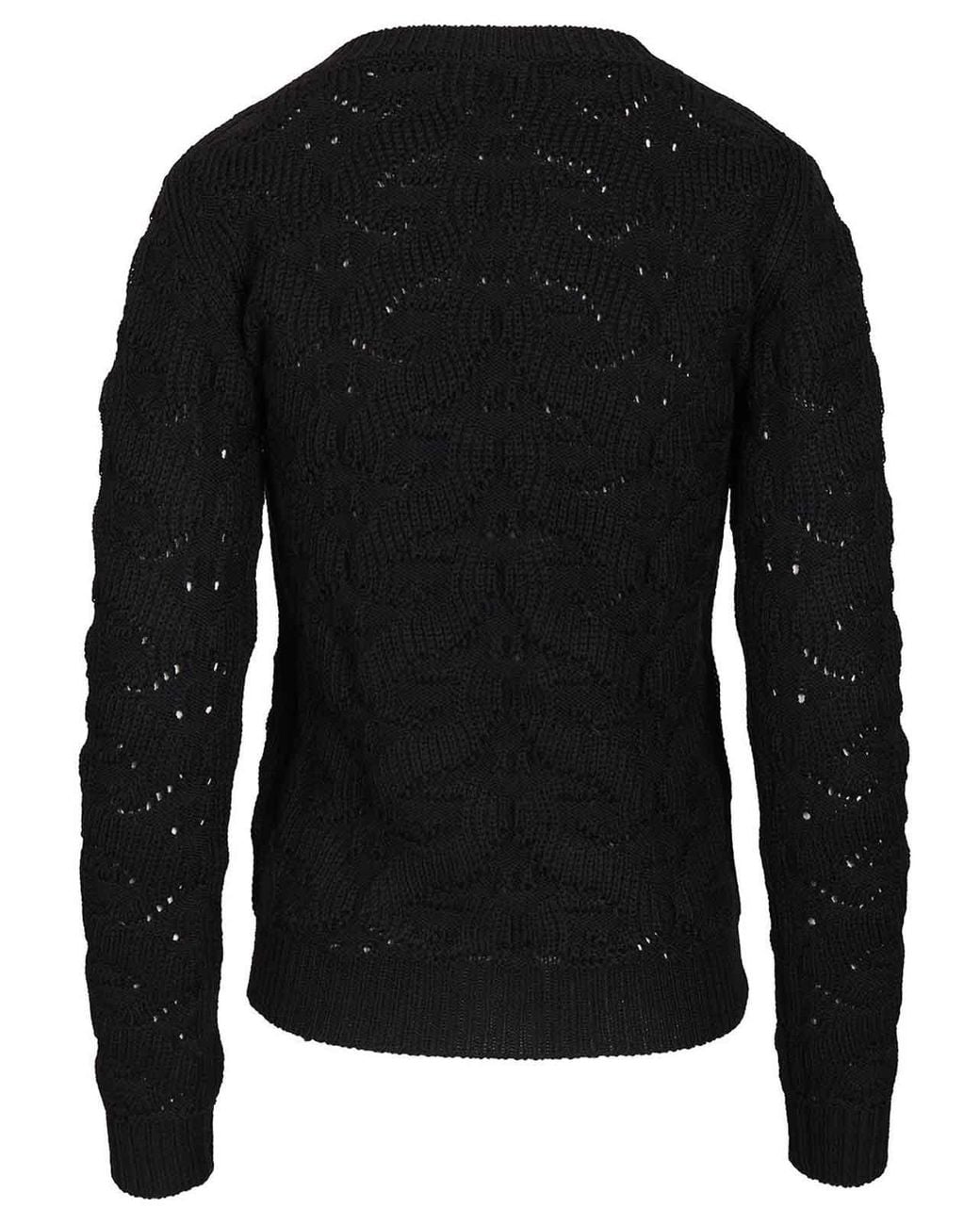 Etro Black Paisley Sweater