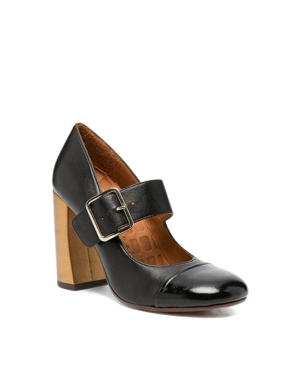 Chie Mihara Black Womari Leather Pumps