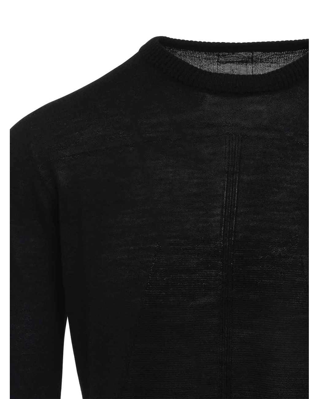 Rick Owens Black Tee for men