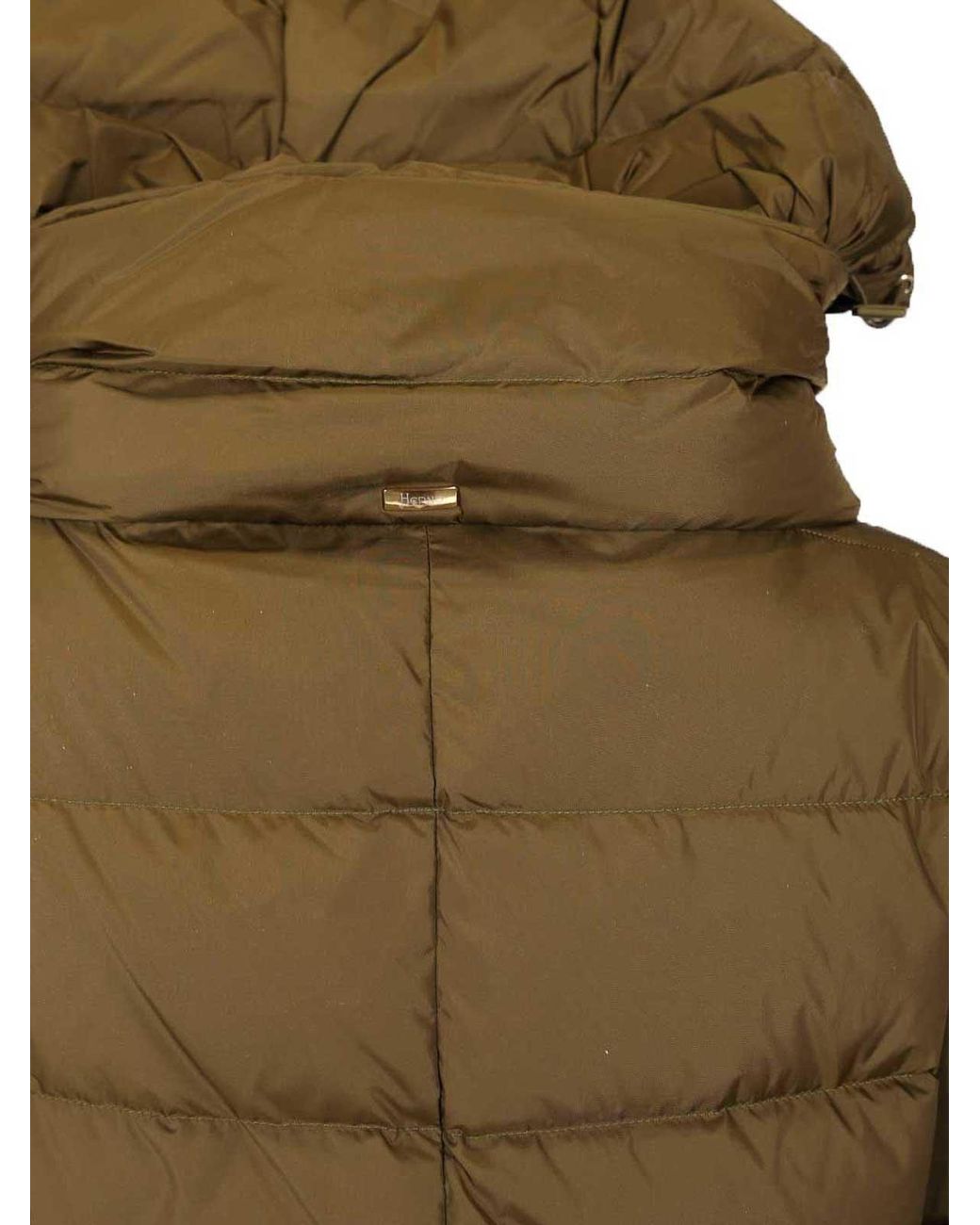 Herno Green "A-Shape" Down Jacket