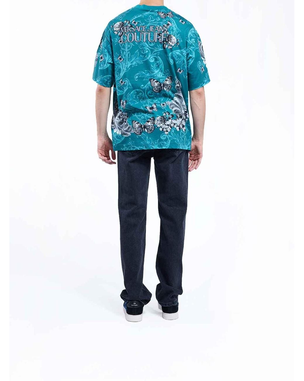 Versace Jeans Couture Blue Tshirt Cabinet De Couriosite for men