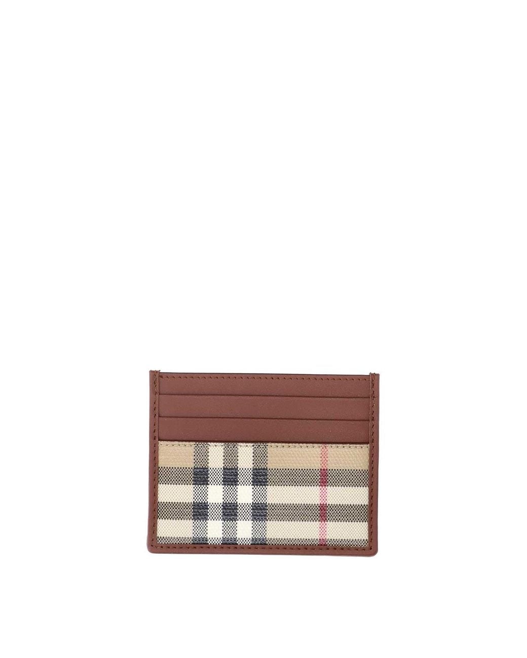 Burberry White Card Holder for men