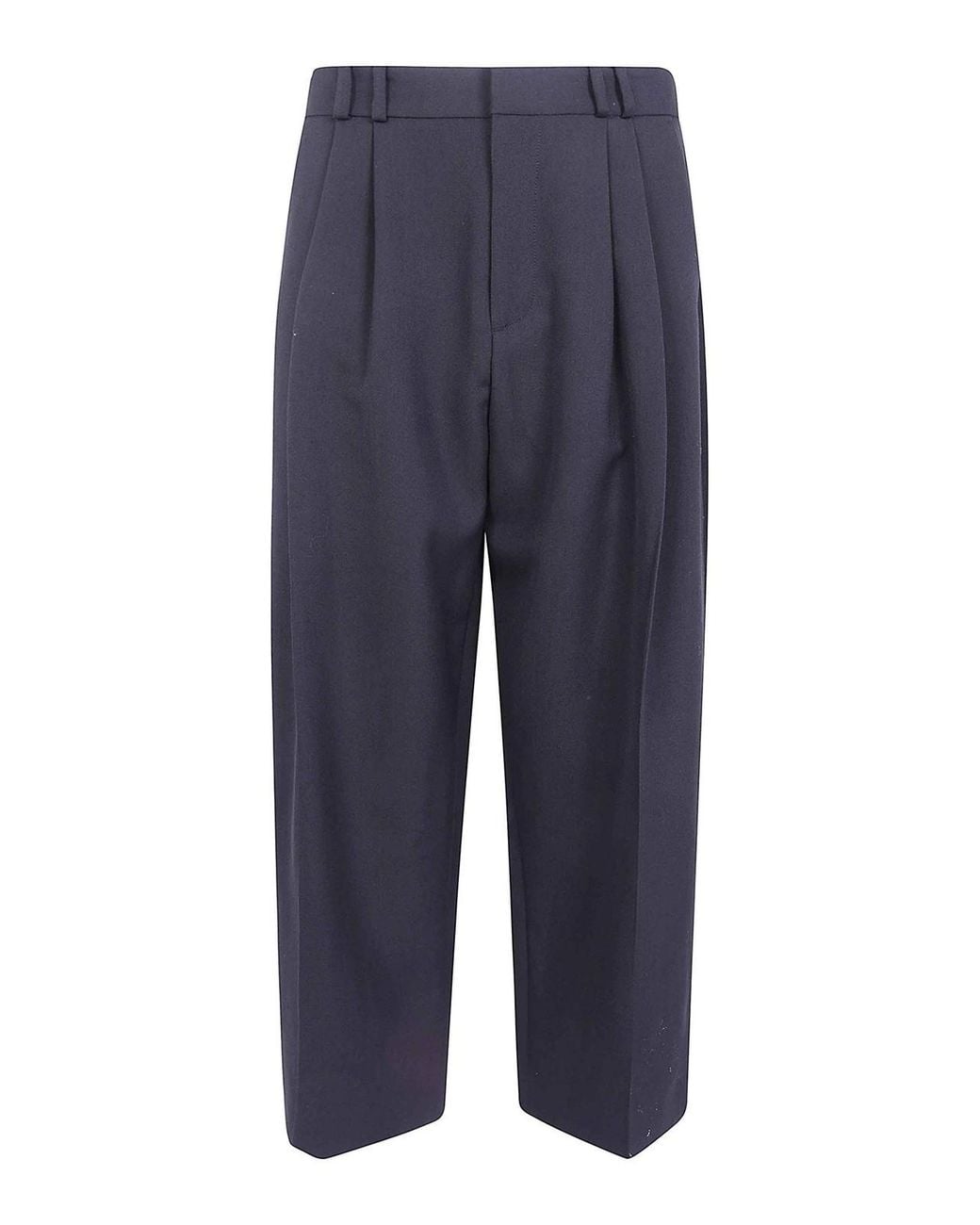 Studio Nicholson Blue Double Pleat Volume Pant for men