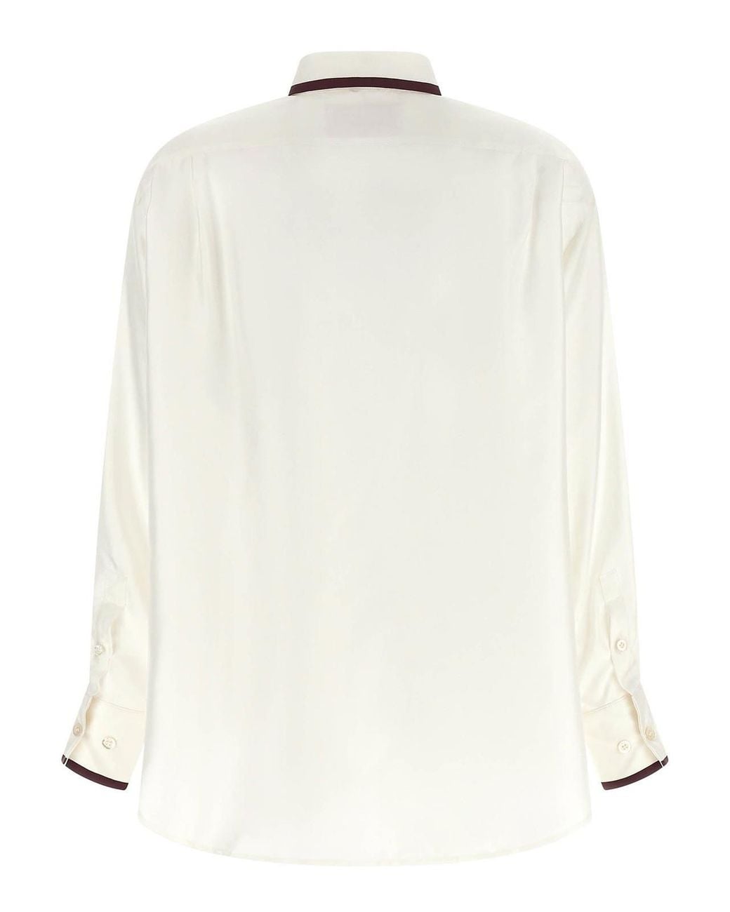 F.R.S For Restless Sleepers White Shirt With Contrast Profiles