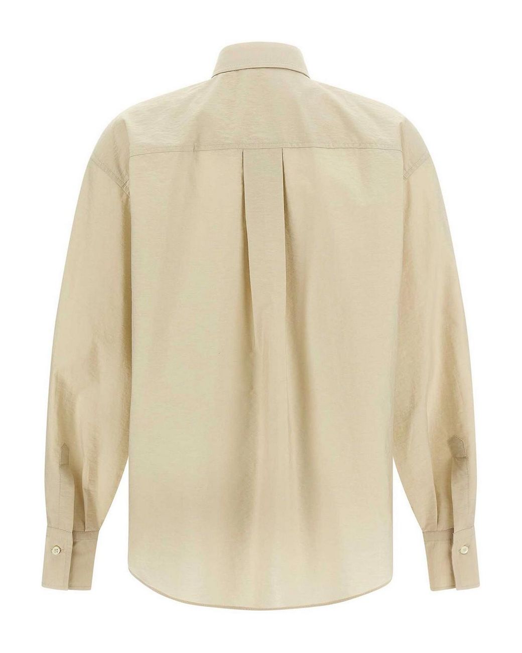 Brunello Cucinelli White Sequin Embroidery Shirt