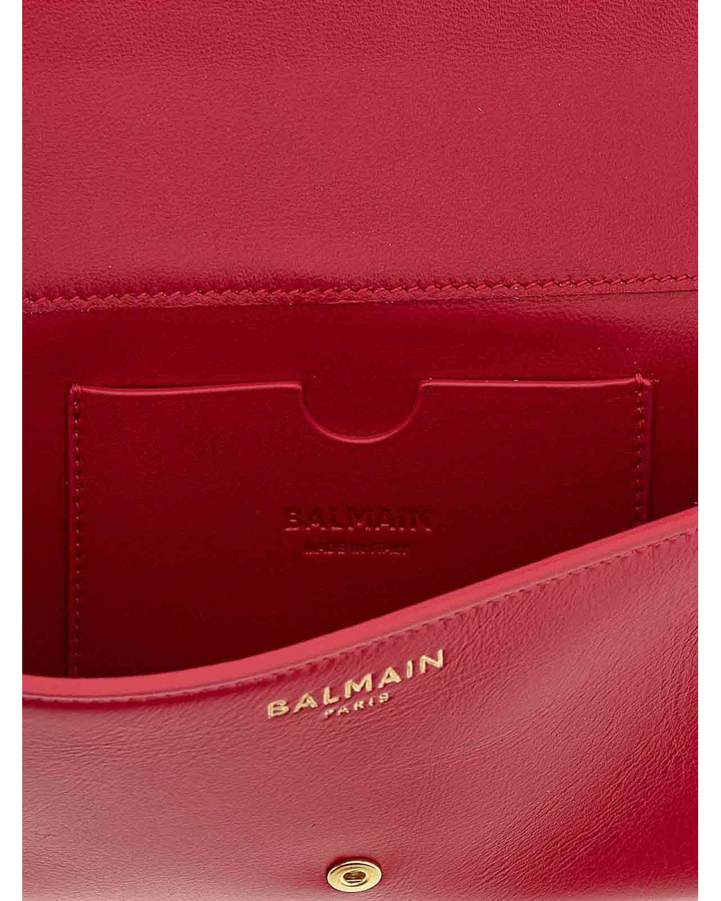 Balmain Red Wallet Chain