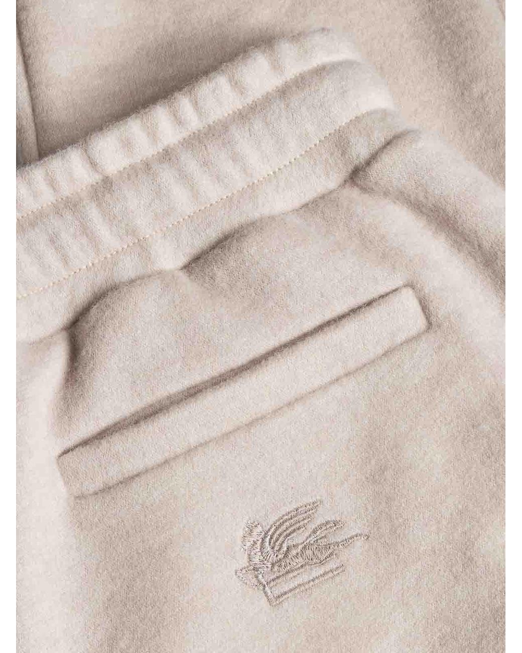 Etro Natural Wool Blend Jogging Trousers for men