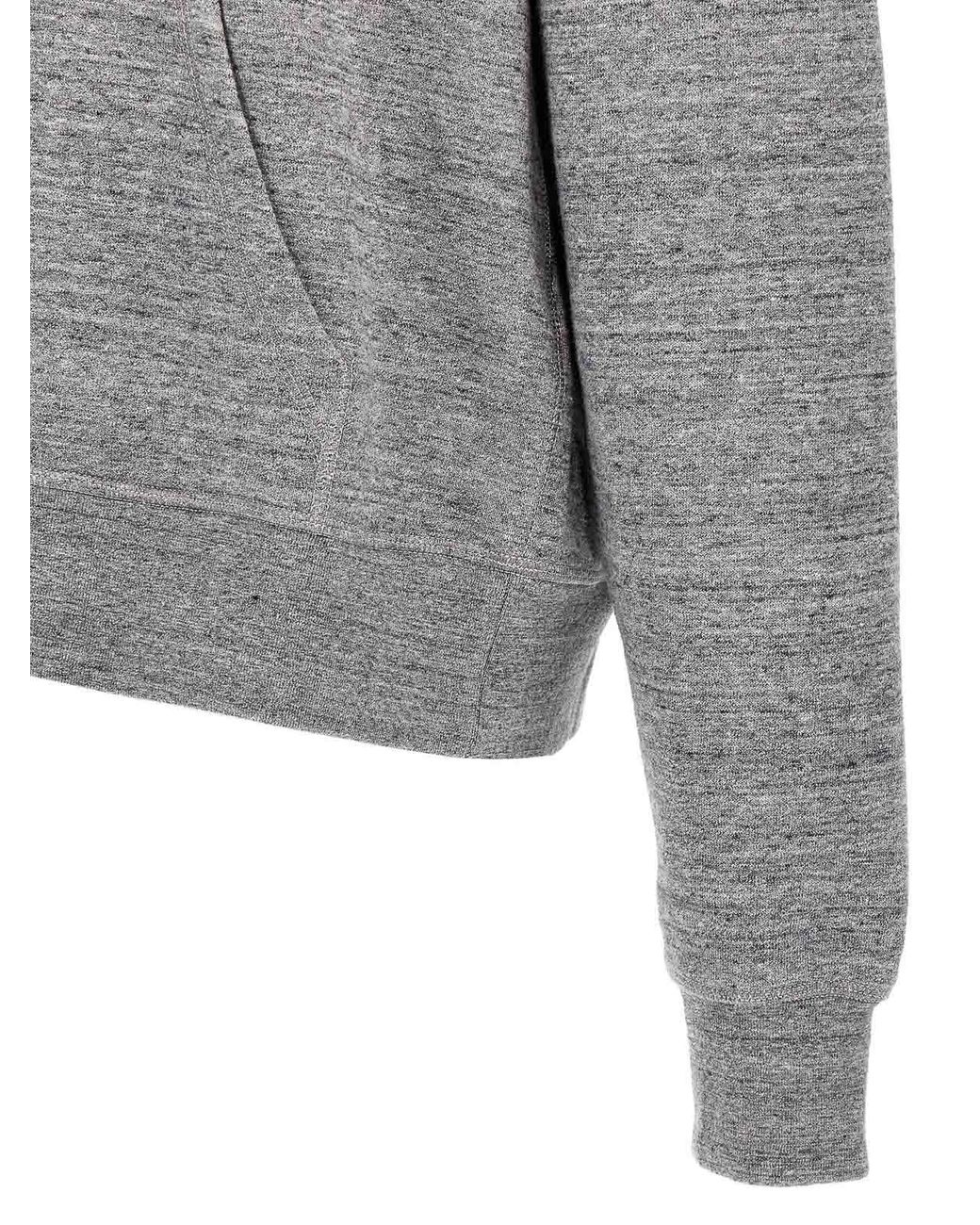 DSquared² Gray Nyc Fit Hoodie for men