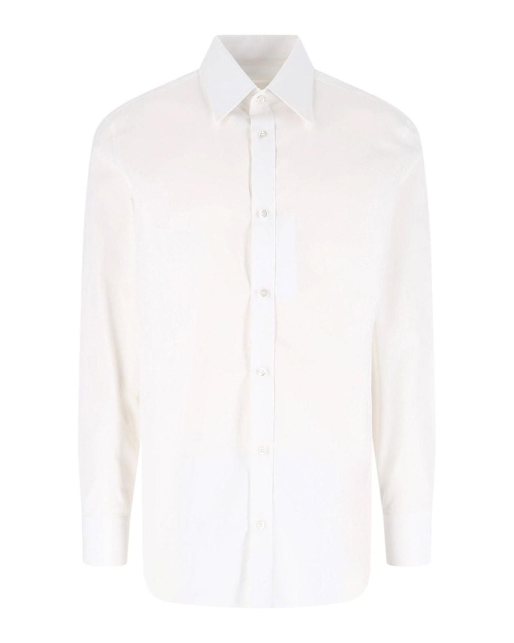 Maison Margiela White Cotton Shirt for men