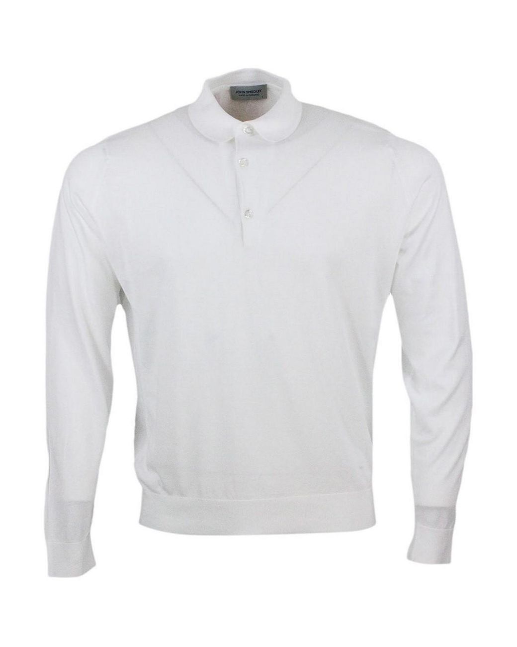 John Smedley White T-Shirt for men