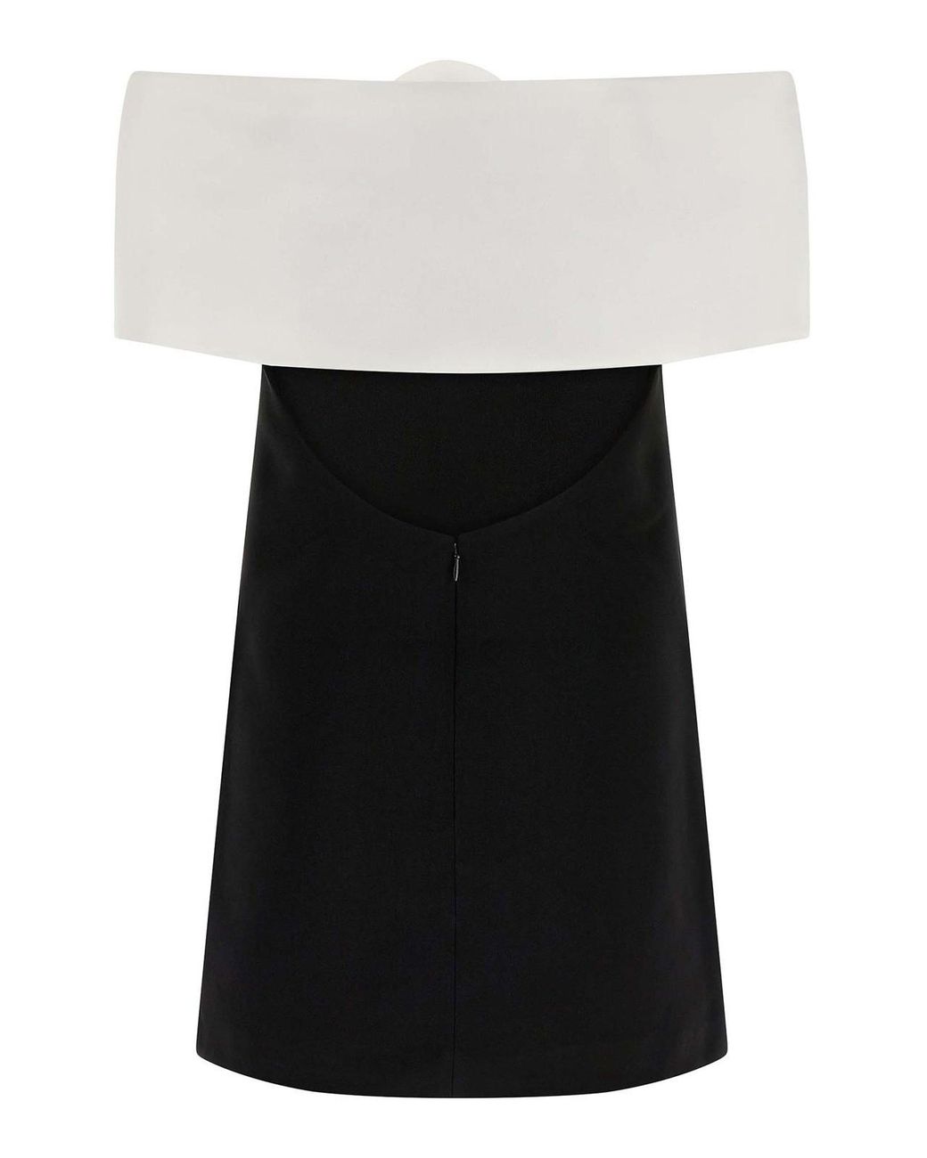 Self-Portrait Black Crpe Flower Mini Dress
