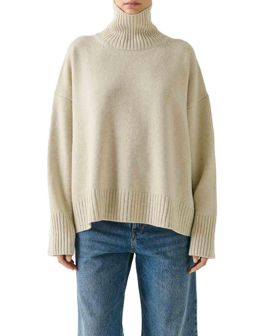 Pull Col Roulé Soeur en coloris Natural
