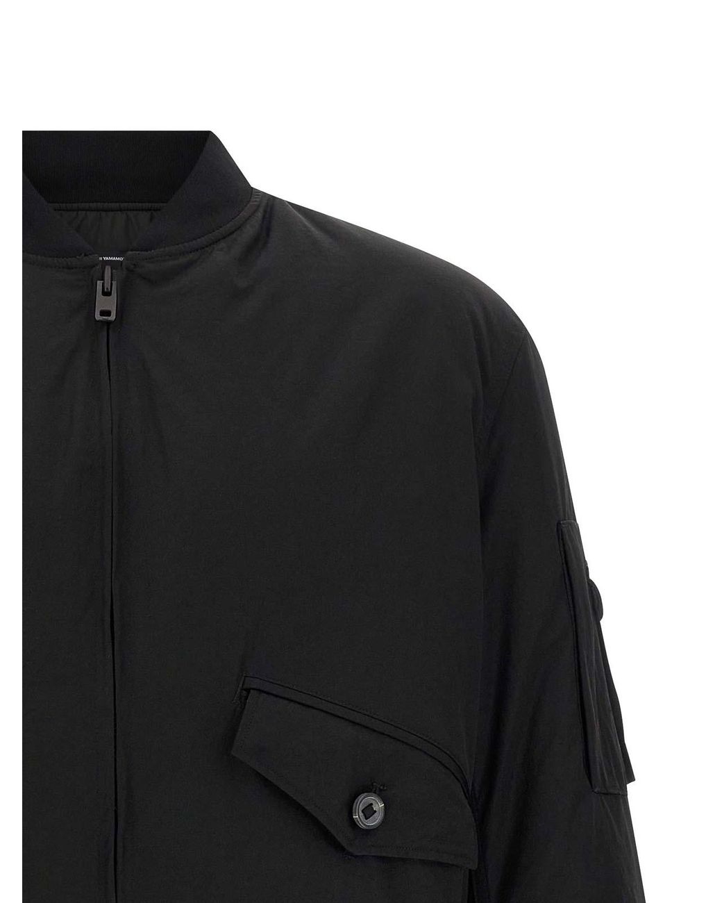 Y-3 Black Bomber Jacket for men