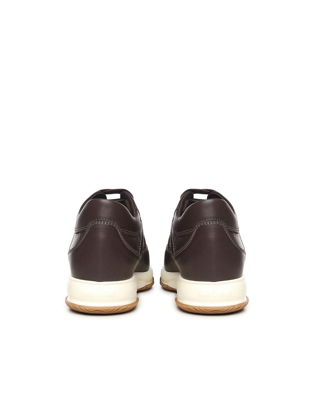 Sneakers Interattive di Hogan in Brown da Uomo