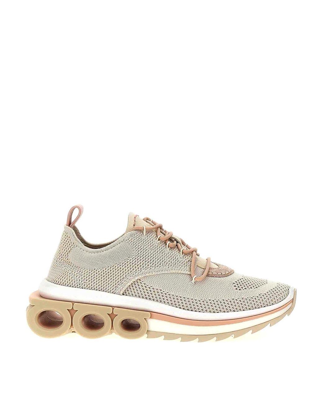 Ferragamo White 'Nima' Sneakers