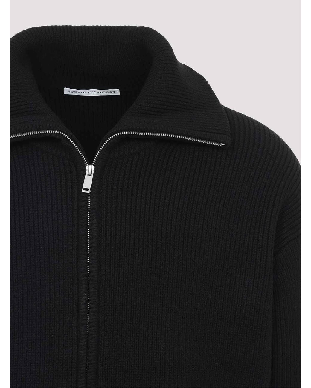 Pull Col Rond Studio Nicholson pour homme en coloris Black