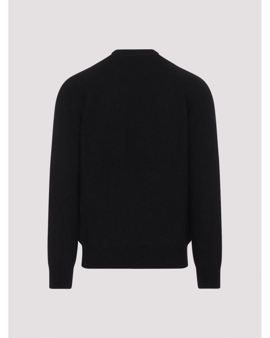 Brioni Black Cashmere Sweater for men