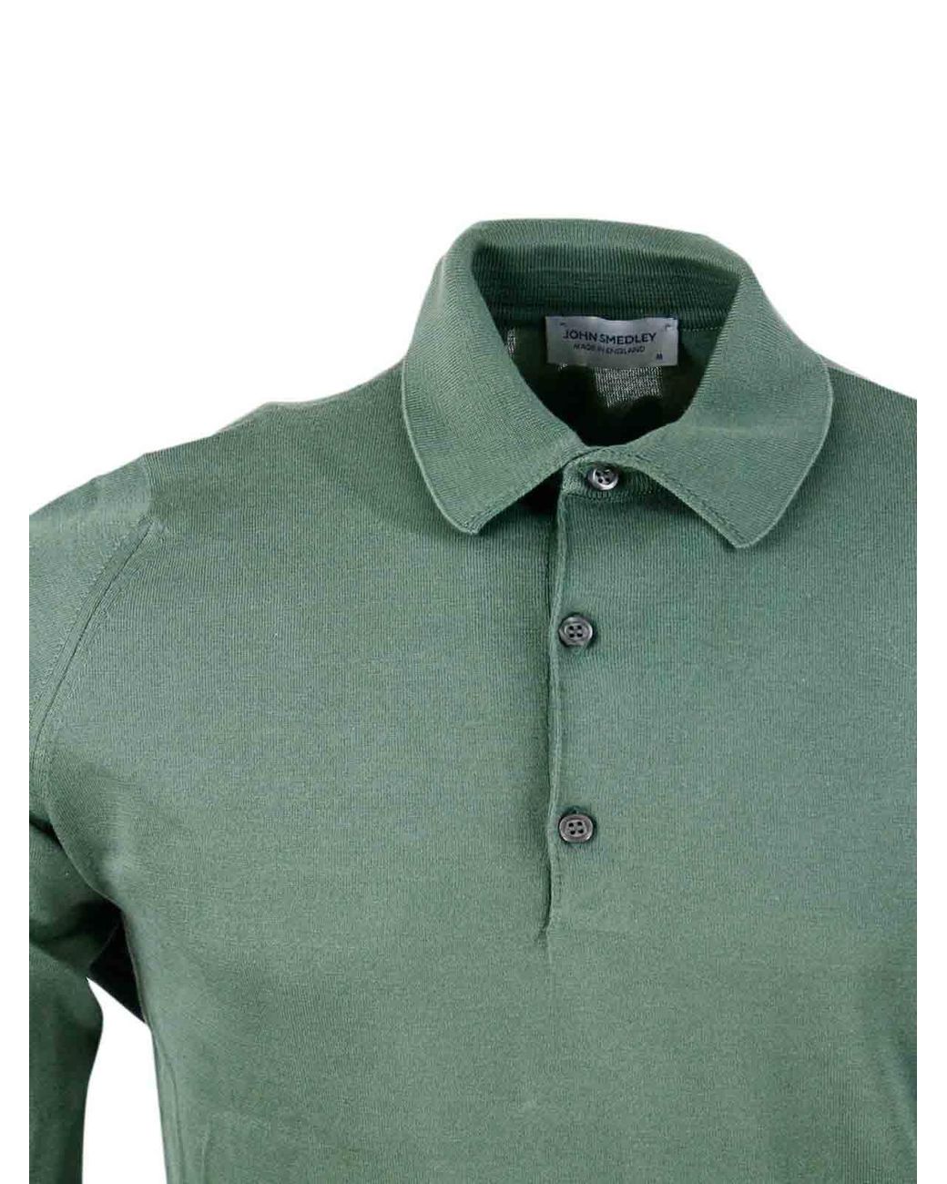 John Smedley Green T-Shirt for men
