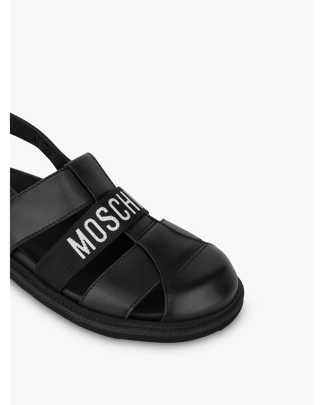 Moschino Black Sandalo Adrian for men