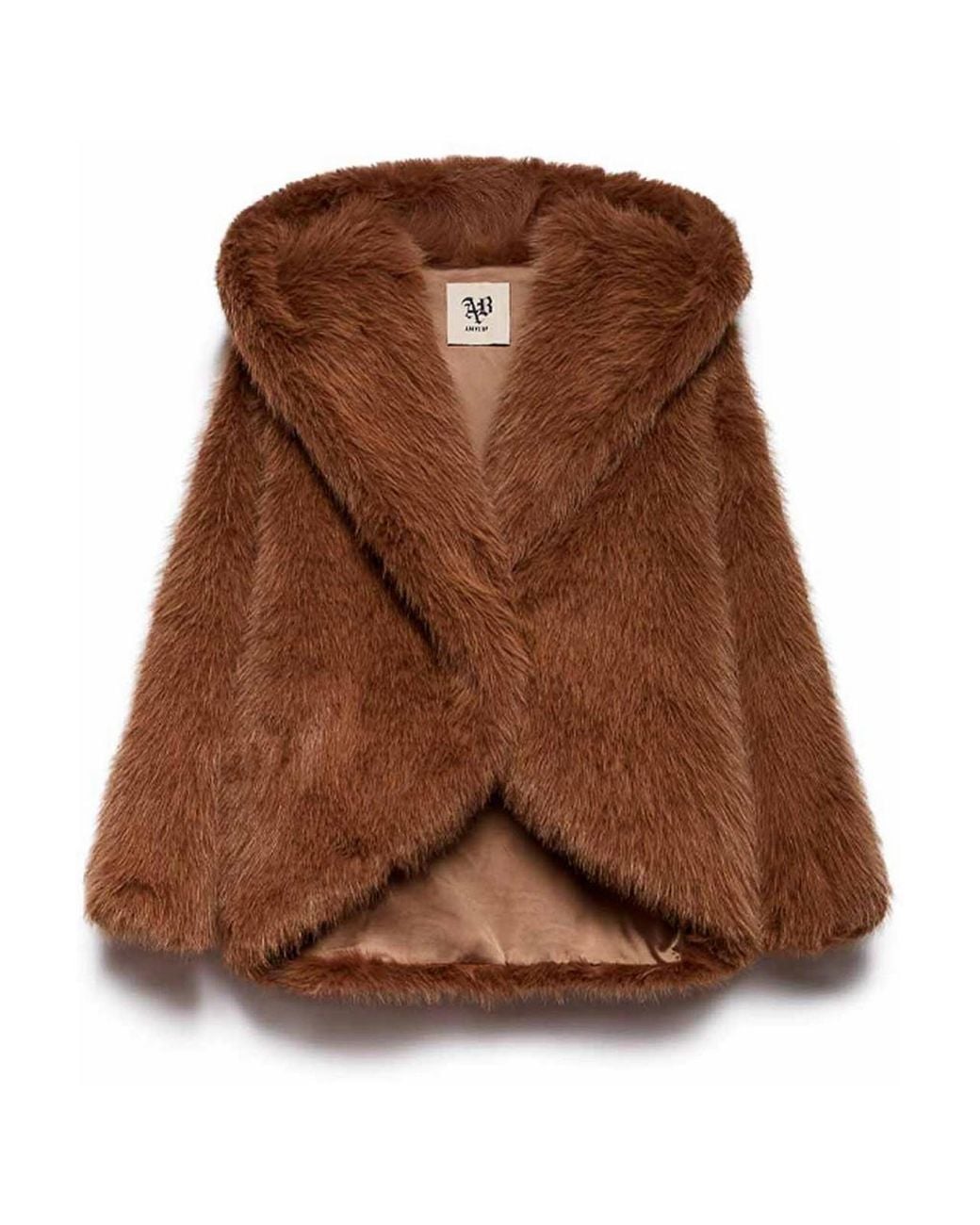 Aniye By Brown Zaira Eco- Fur Jacket