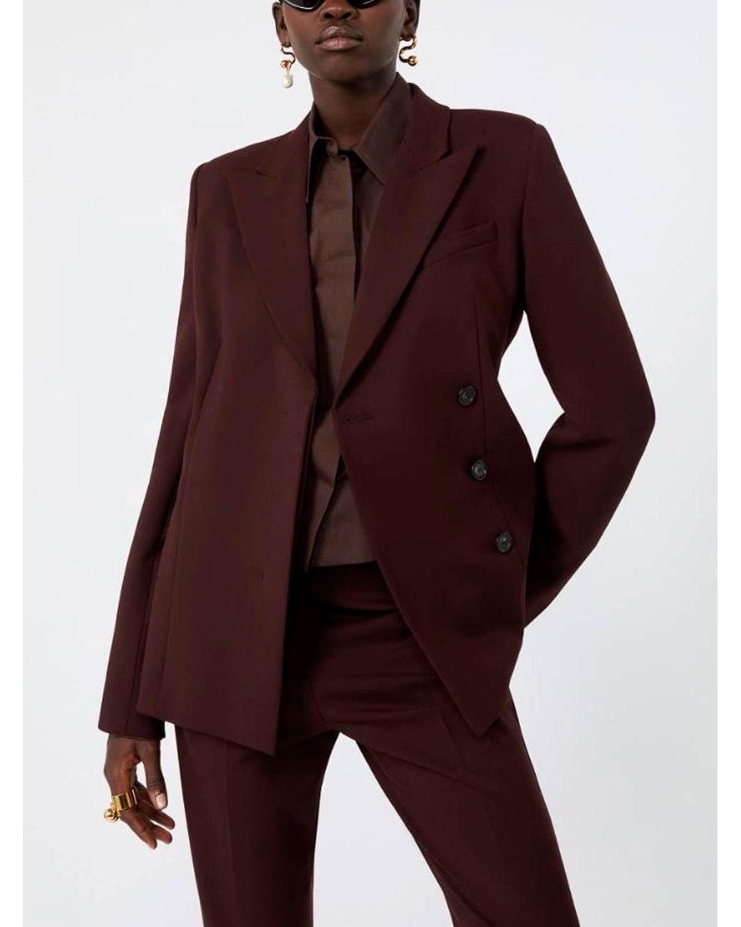 Blazer Sportmax de color Purple
