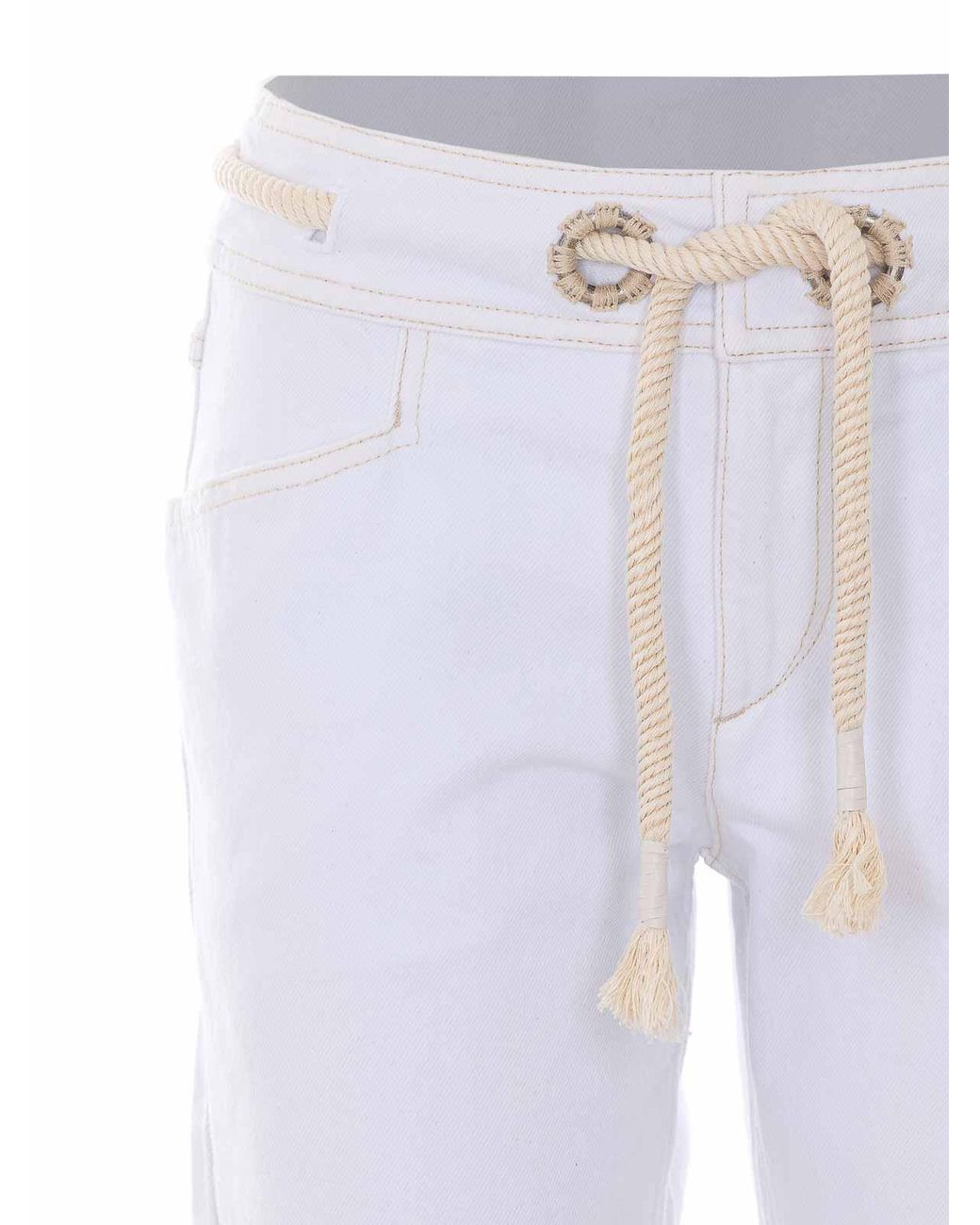 Isabel Marant White Alison Denim Jeans