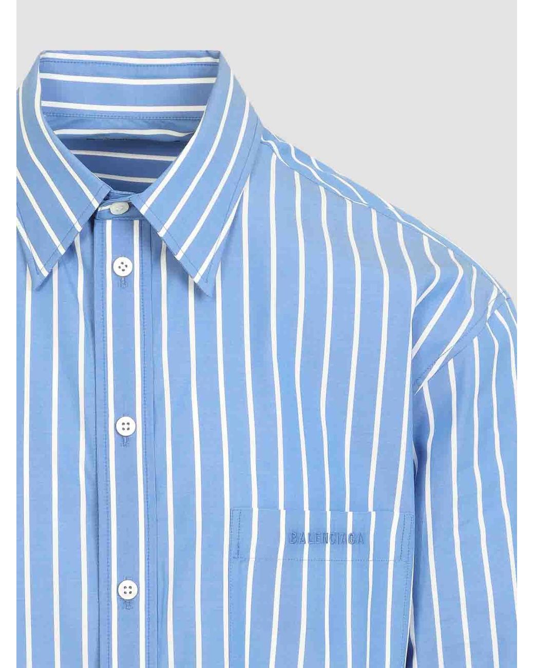 Balenciaga Blue Regular Fit Shirt for men