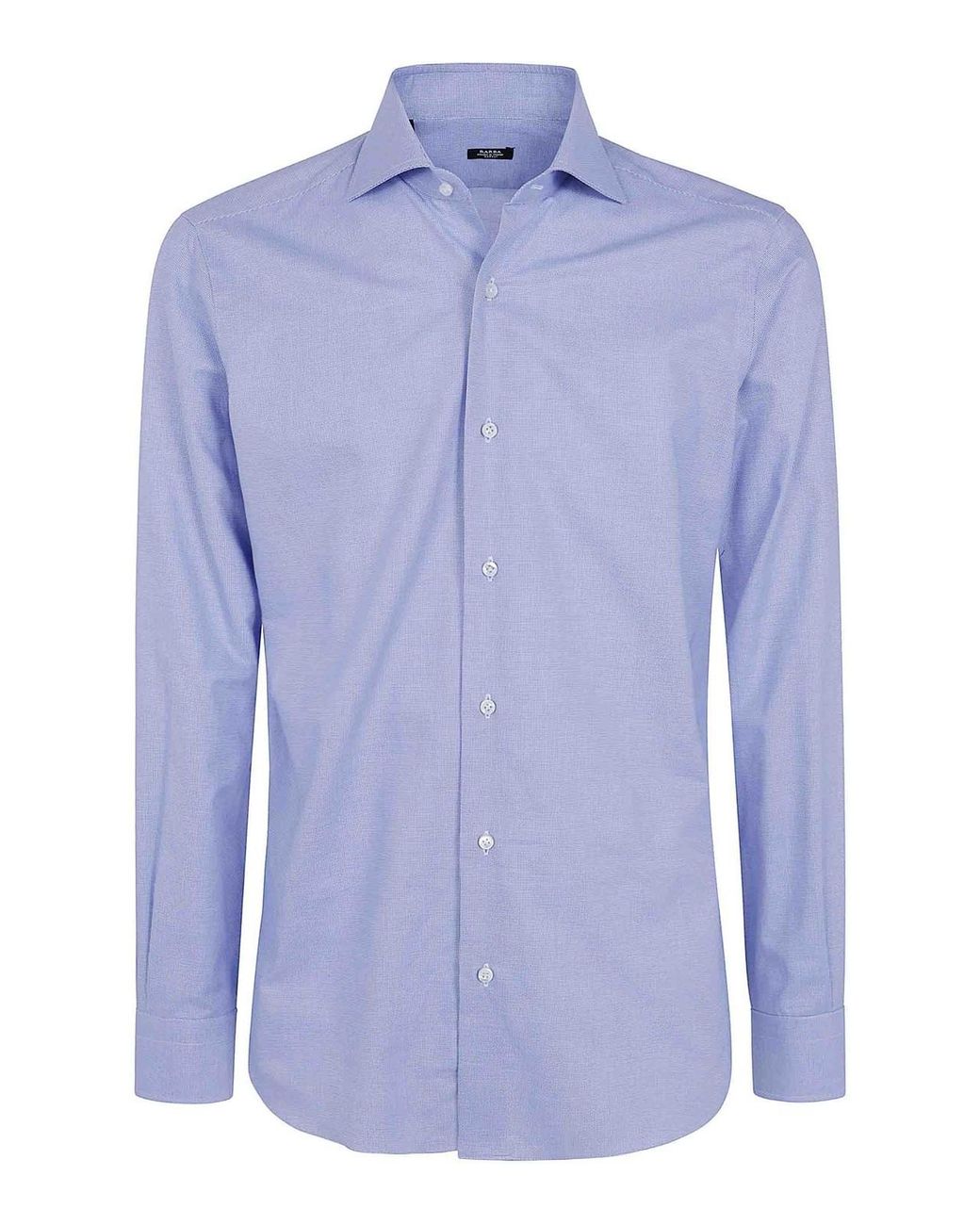 Barba Napoli Blue Classic Shirt for men