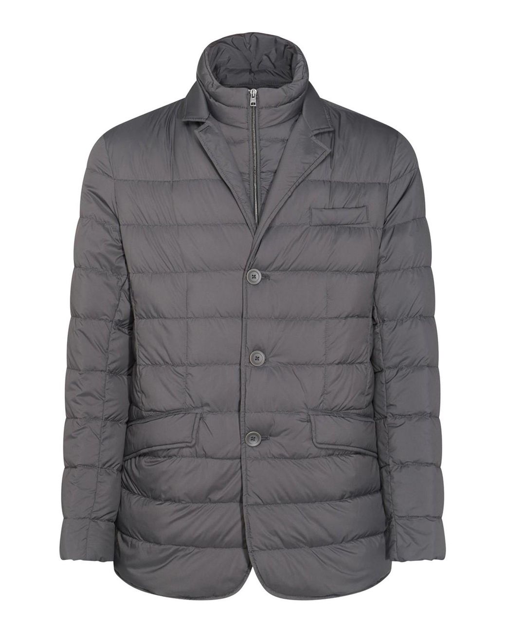 Herno Gray Down Jacket for men
