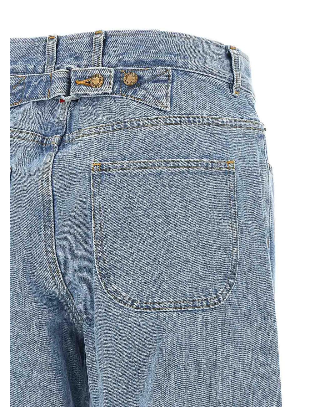 Thom Browne Blue Back Martingale Jeans