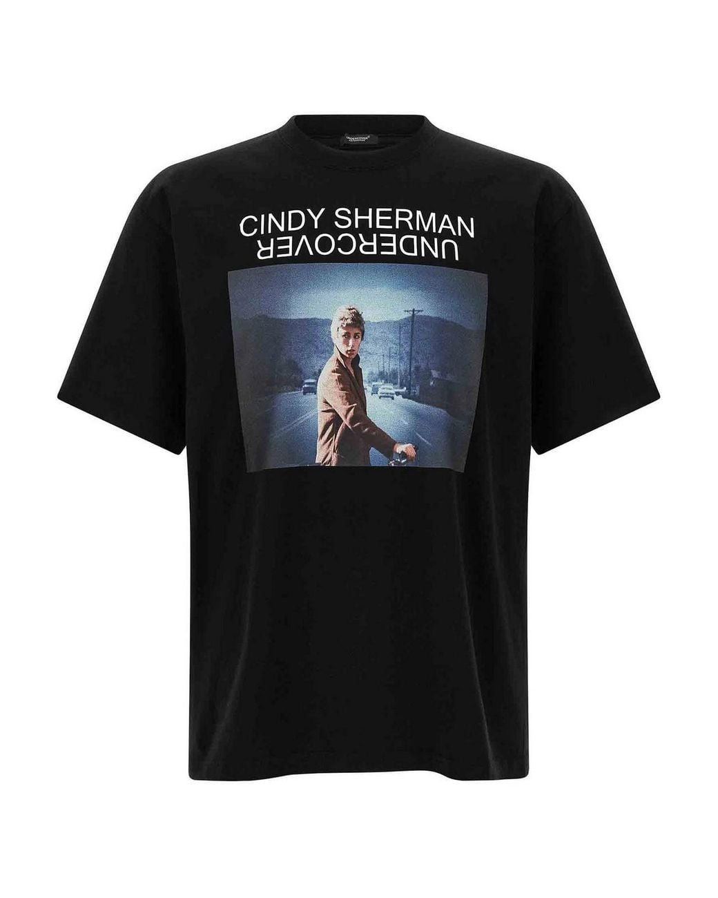 Undercover Black T-Shirt With Front Print for men