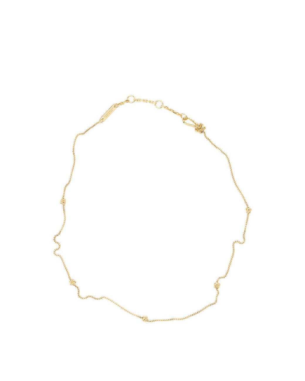 Bottega Veneta Metallic Necklace