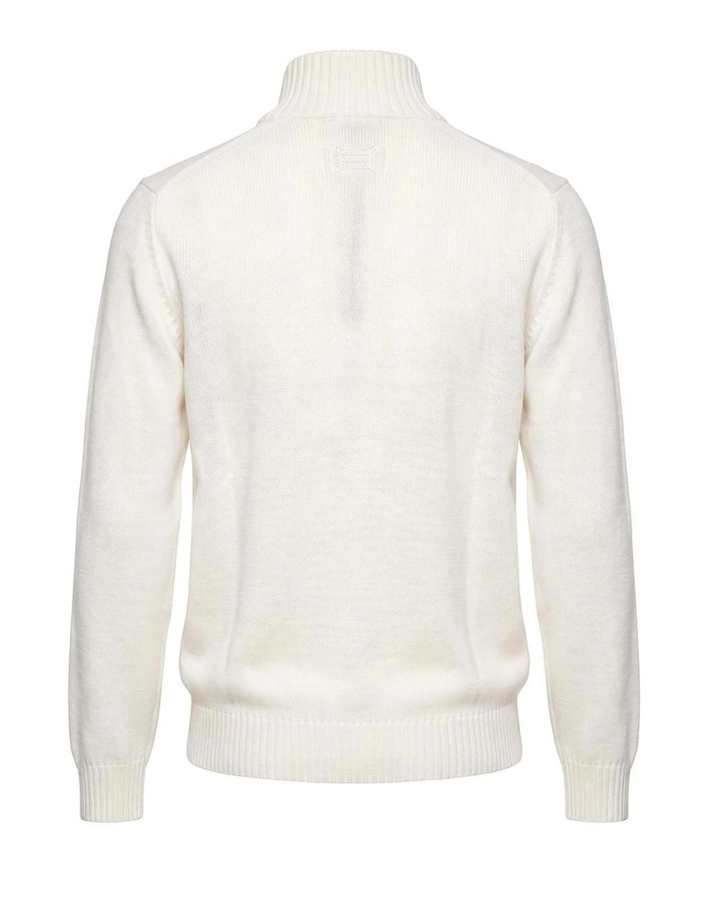 Drumohr White Turtle Neck Sweater for men