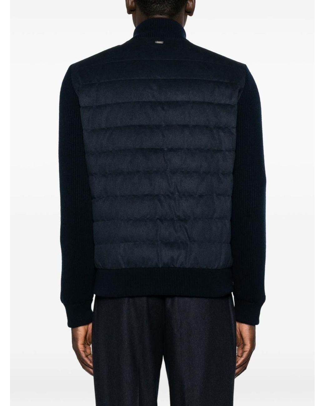Herno Blue Puffer Jacket for men