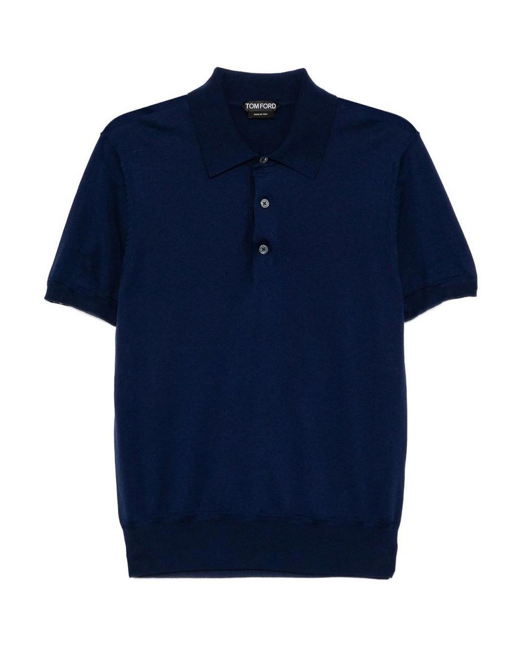 Tom Ford Blue Short-Sleeved Polo Shirt for men