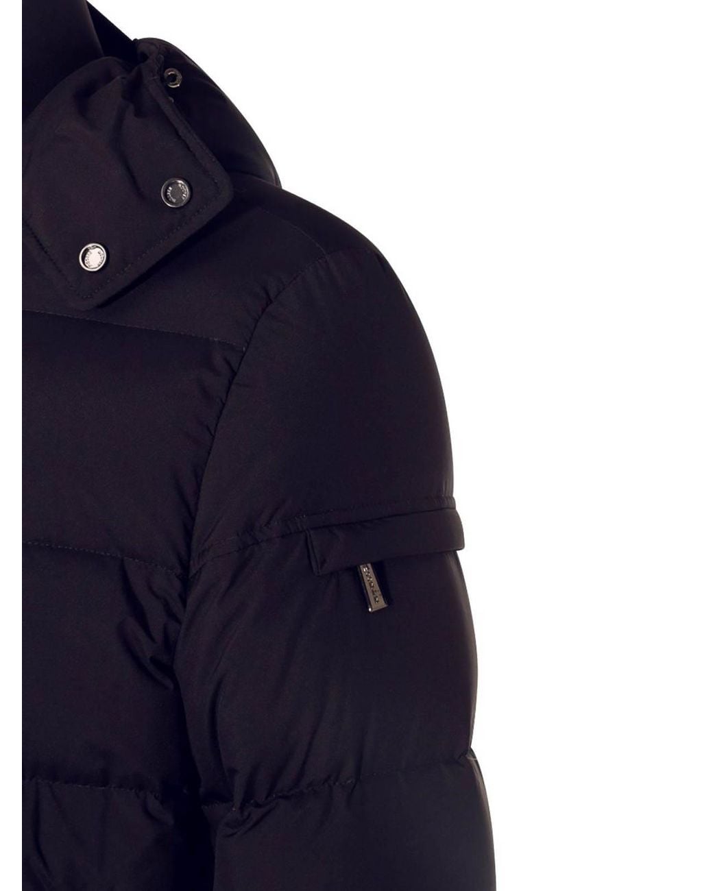 Moorer Blue Short Padded Jacket for men