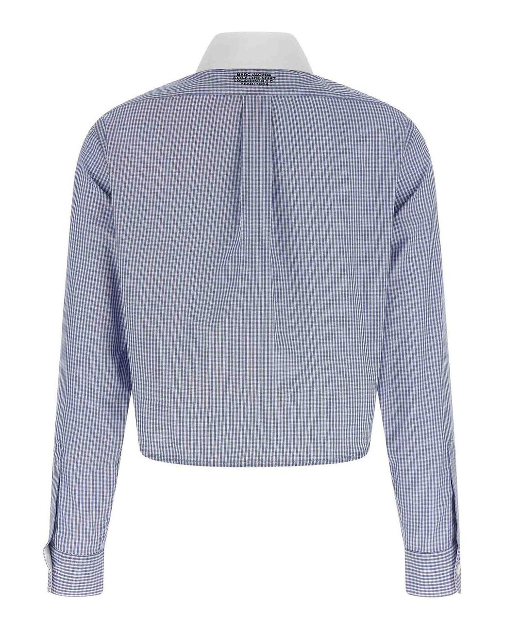 Marc Jacobs Blue Cropped Femme Shirt