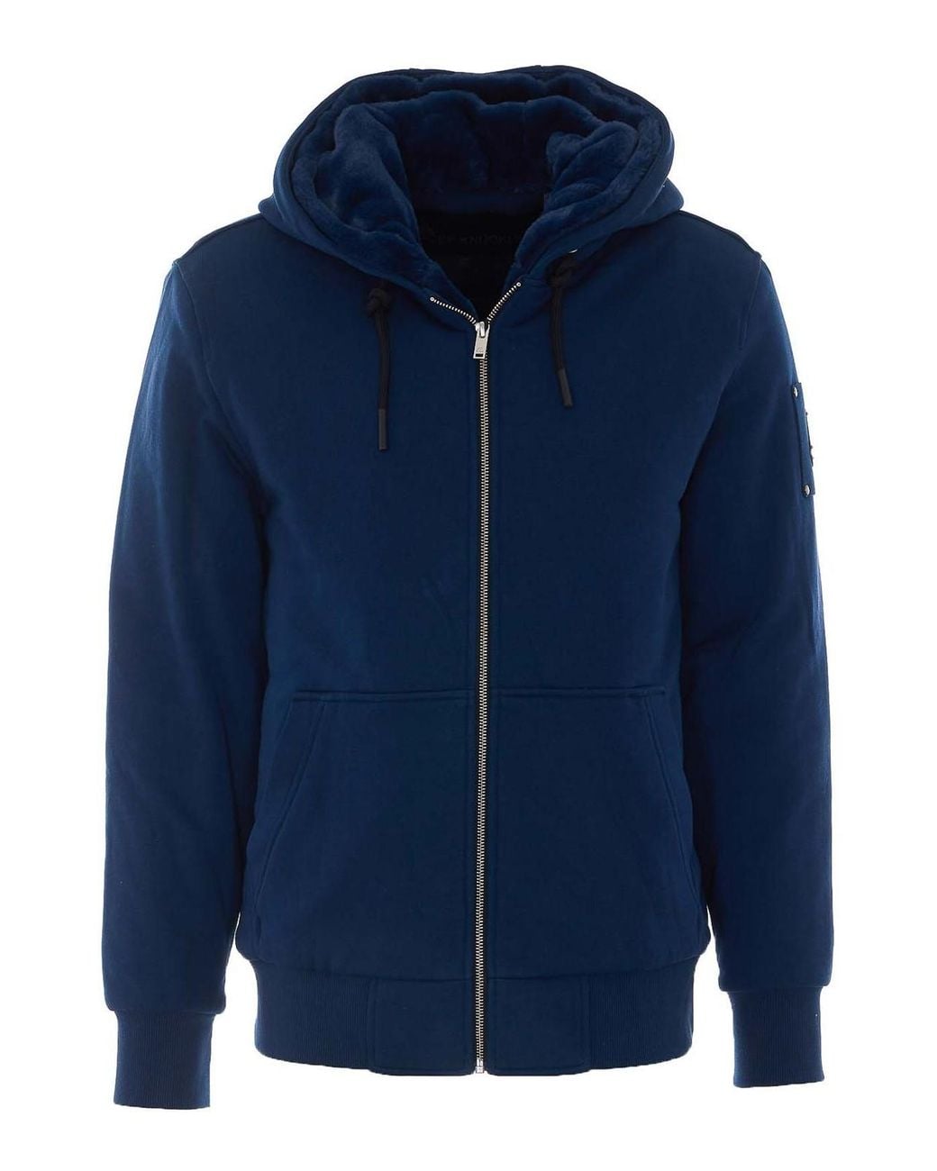 Moose Knuckles Blue Classic Bunny Hoodie for men