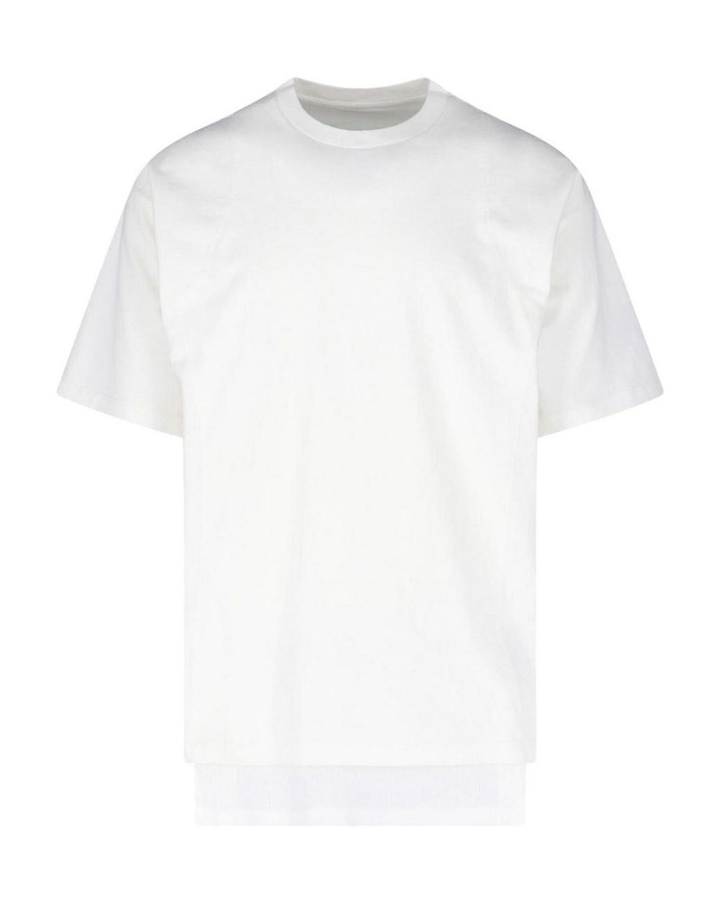 Maison Margiela White Cotton T-Shirt for men